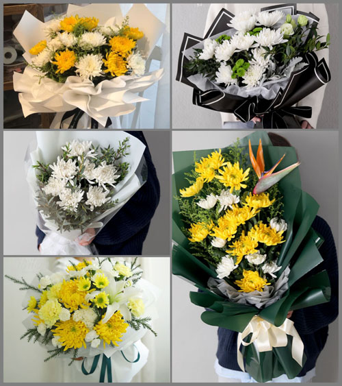 湖北随州市广水市蔡河镇-村白事花束代送